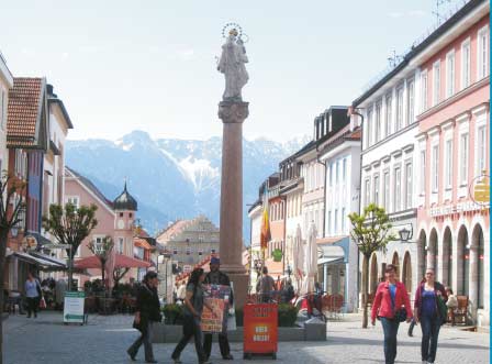 Zeitler im schnen Murnau in Oberbayern